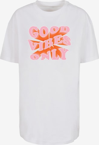 T-shirt oversize 'Summer - Good Vibes Only' Merchcode en blanc : devant