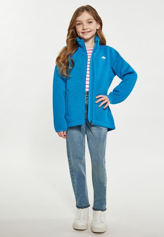 Schmuddelwedda Fleece jas in Blauw