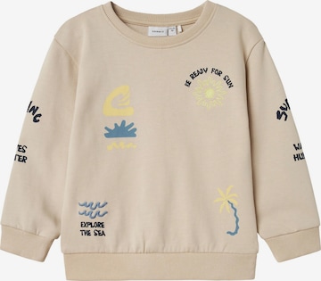 Felpa di NAME IT in beige: frontale