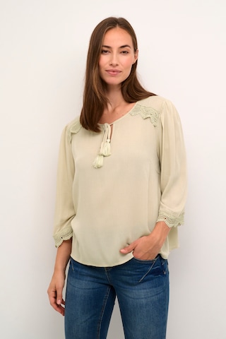 Cream - Blusa 'Bea' em bege: frente