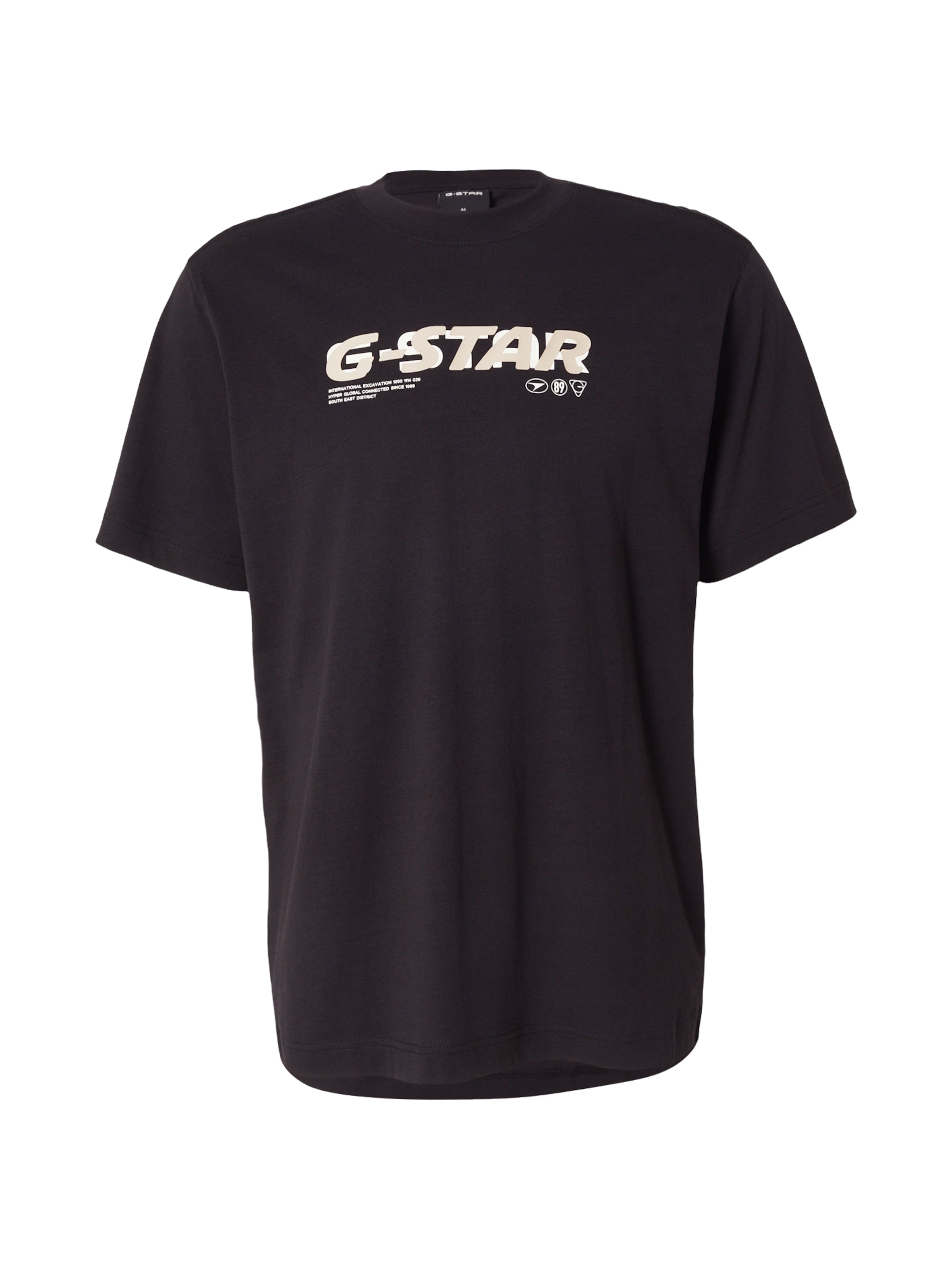 G-STAR T-shirt i svart: framsida
