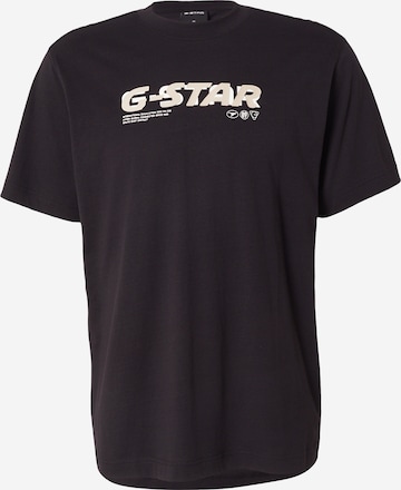 G-STAR T-shirt i svart: framsida
