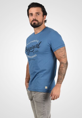 BLEND T-Shirt Florenz in Blau: predná strana