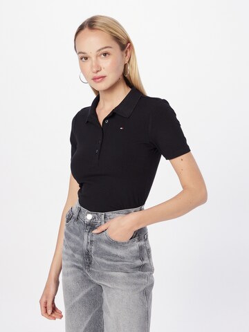 T-shirt TOMMY HILFIGER en noir : devant