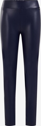 WE Fashion Skinny Leggings in Blue: front