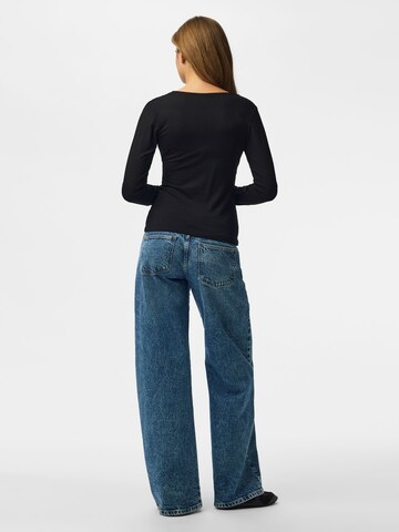PIECES Shirt in Schwarz