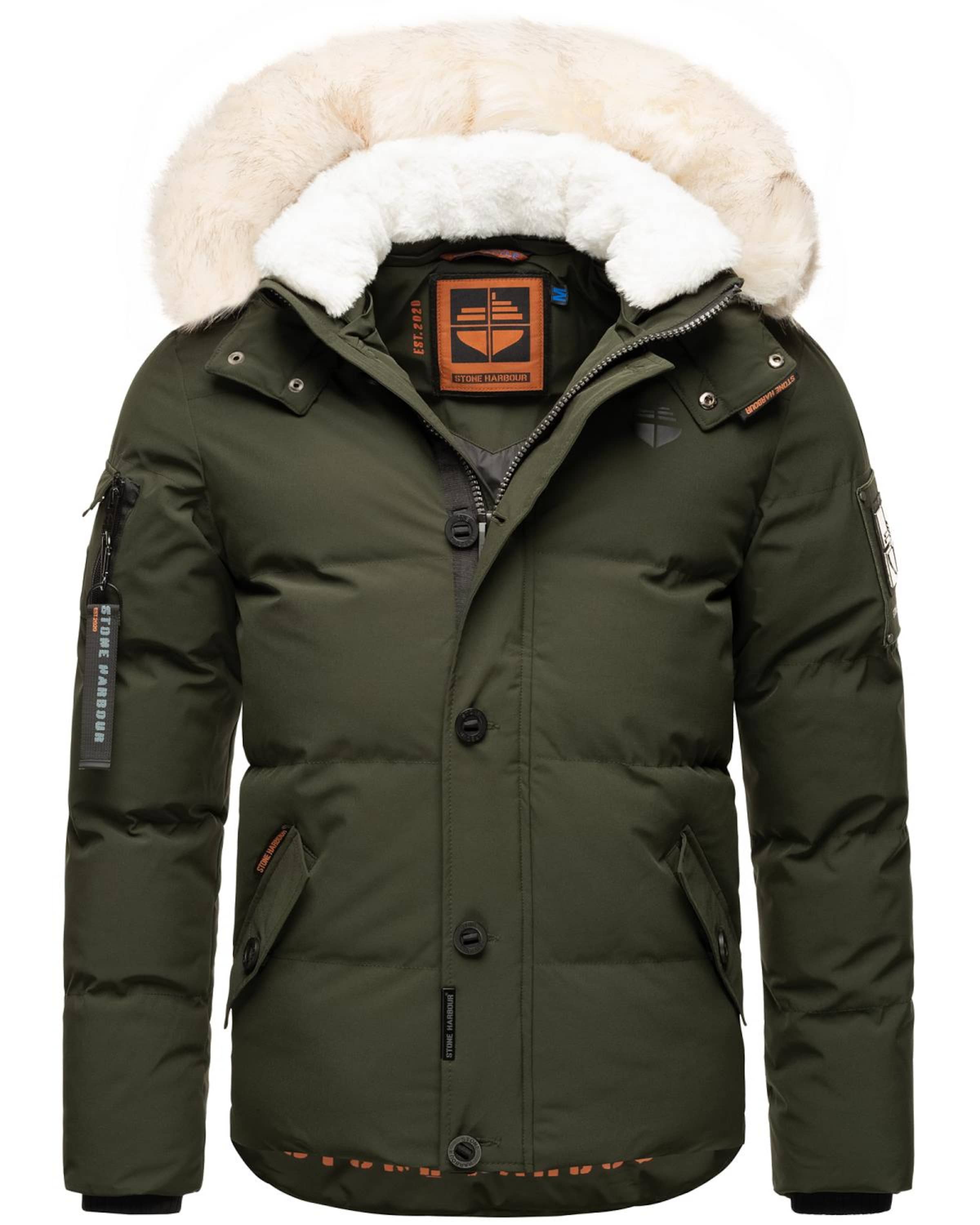 Veste d’hiver 'Halvaar' STONE HARBOUR en vert