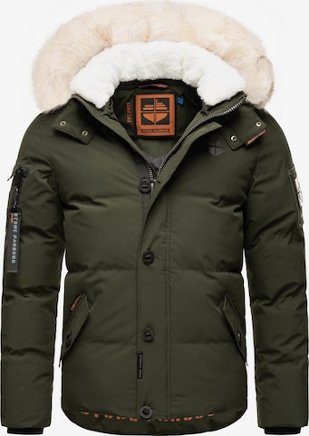 STONE HARBOUR Winter Jacket 'Halvaar' in Green