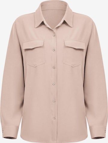 Chemisier Imily Bela en orange : devant