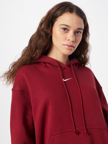 raudona Nike Sportswear Megztinis be užsegimo 'Phoenix Fleece'
