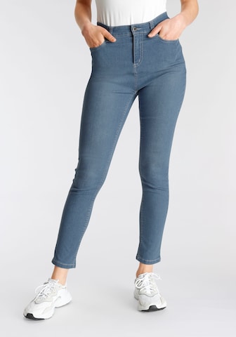 wonderjeans Skinny Jeans in Blue: front