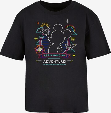 T-shirt 'Disney Micky Maus' F4NT4STIC en noir : devant