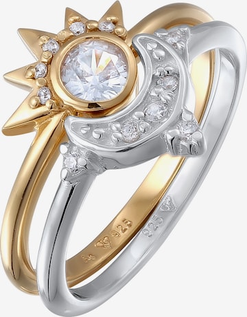 Bague 'Sonne und Mond' ELLI en or : devant