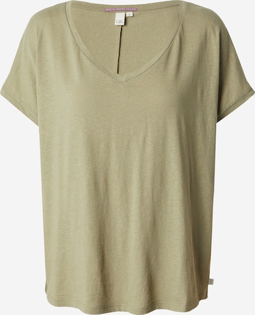 T-shirt QS en vert : devant