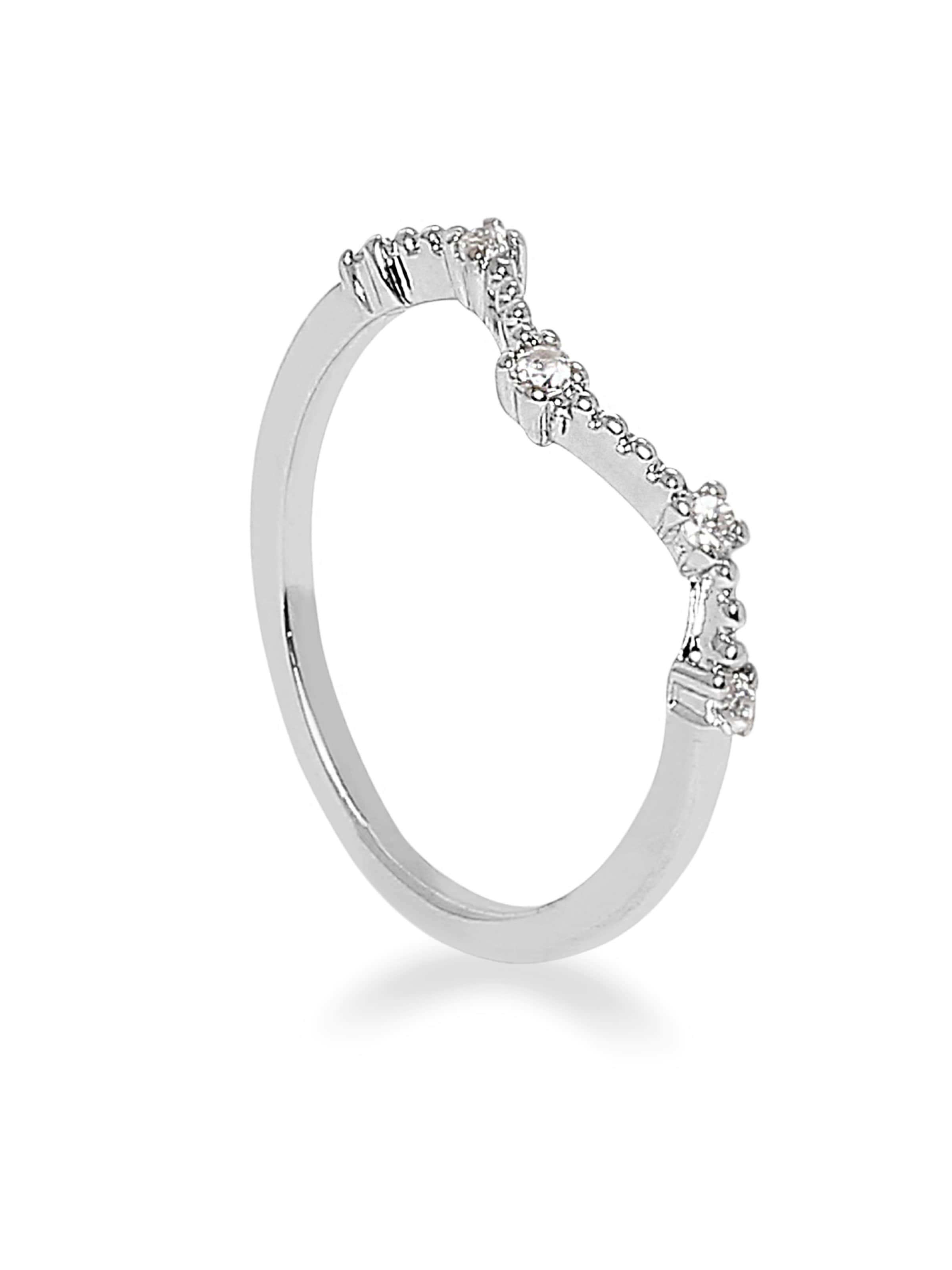 MISH Ring 'Gabriela' in Silber: Vorderseite