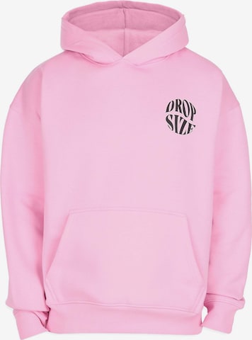 Sweat-shirt Dropsize en rose : devant