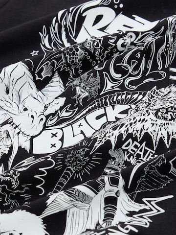 Next Shirt 'Dungeons & Dragons' in Zwart