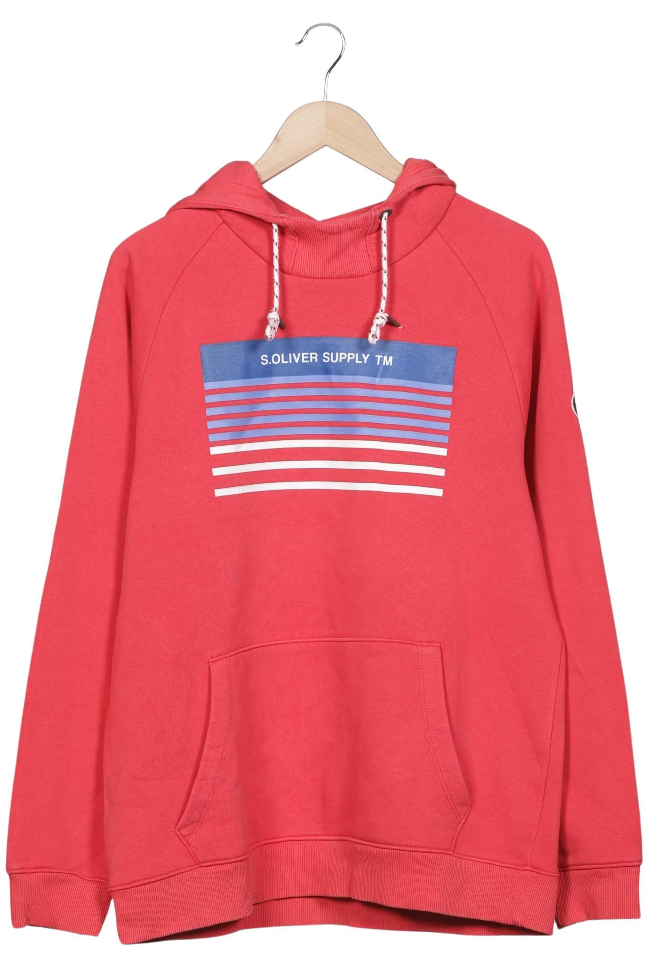 s.Oliver Sweatshirt & Zip-Up Hoodie in XL in Red: front