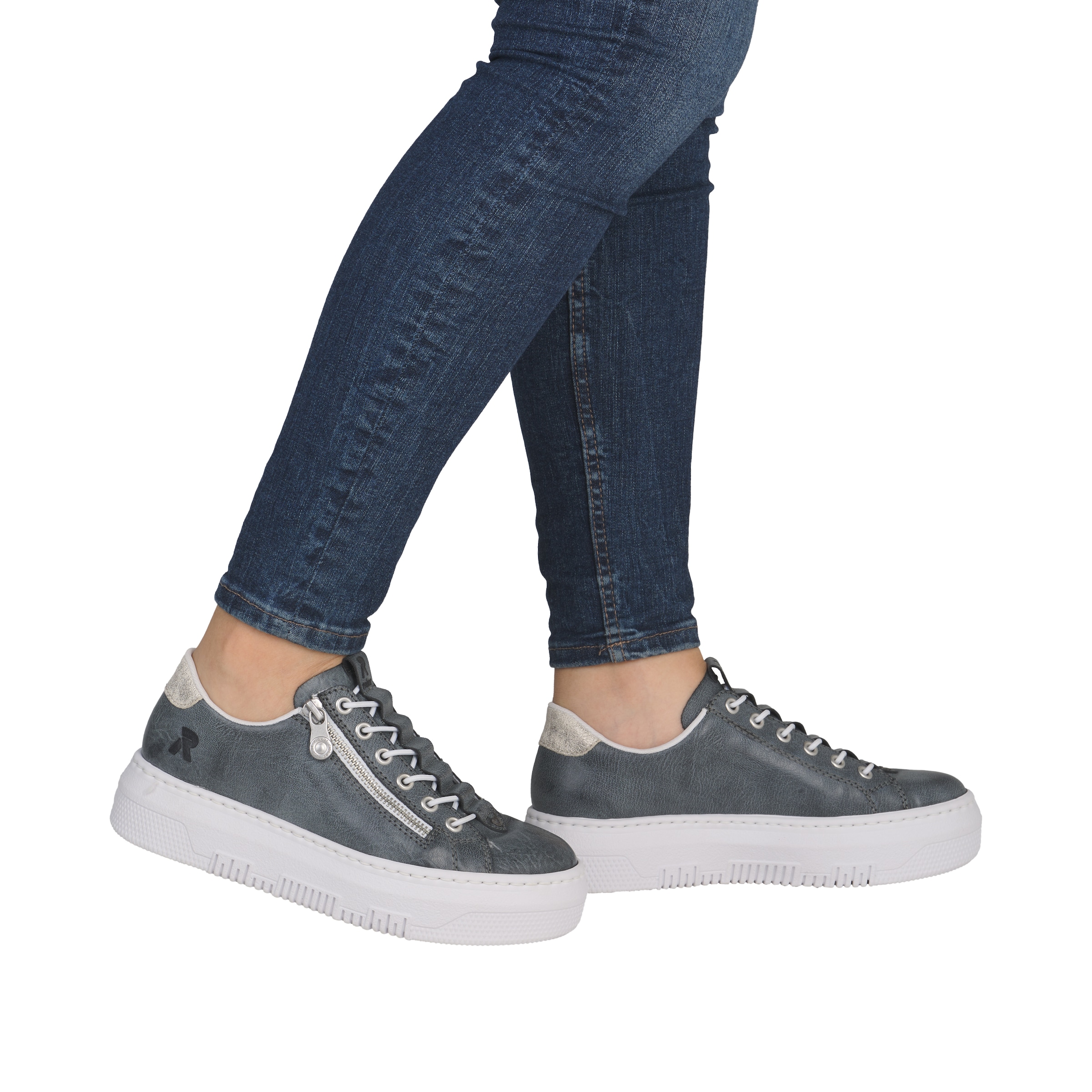 Rieker Sneakers in Grey: front