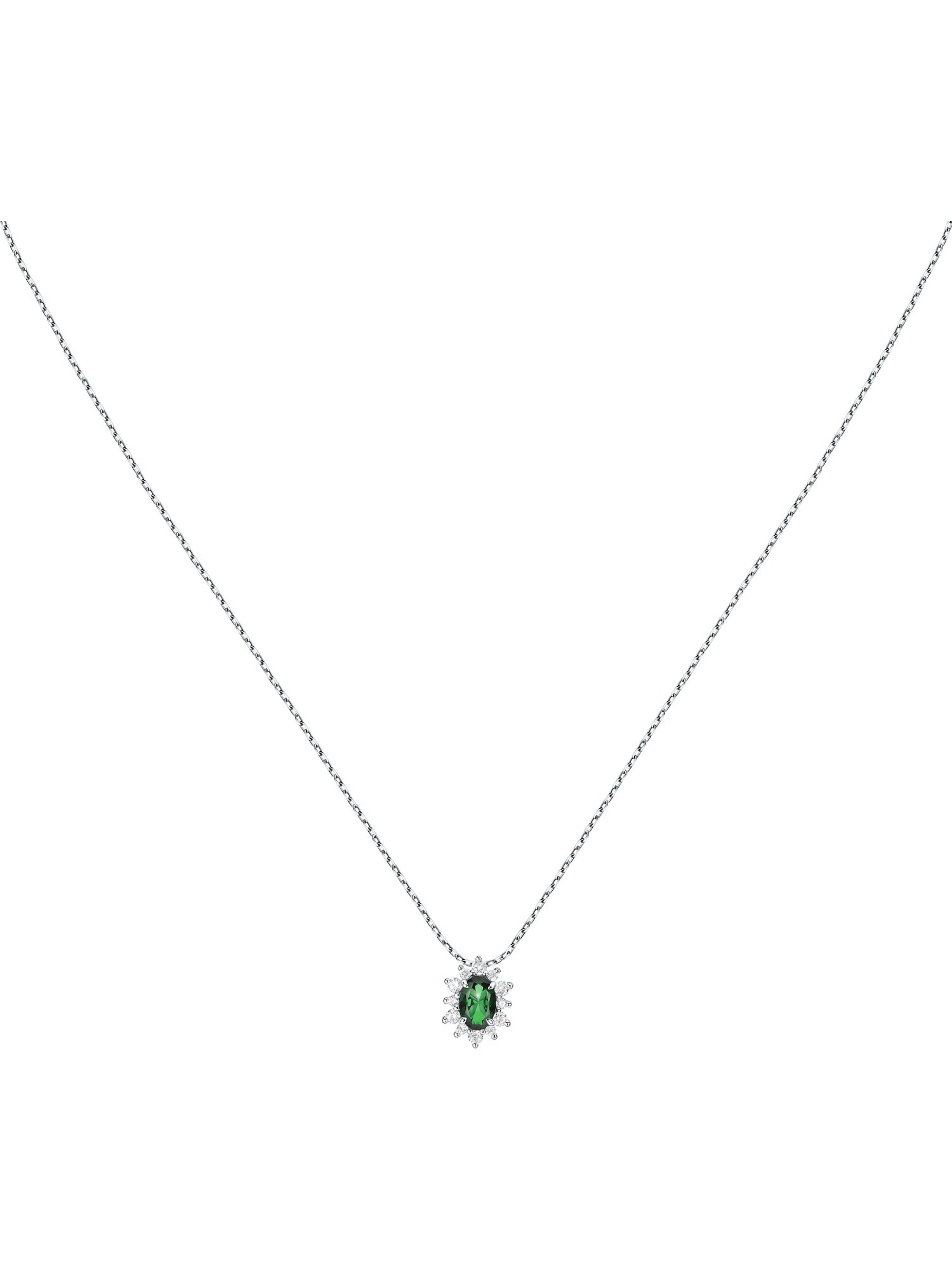 Live Diamond Kette in Silber