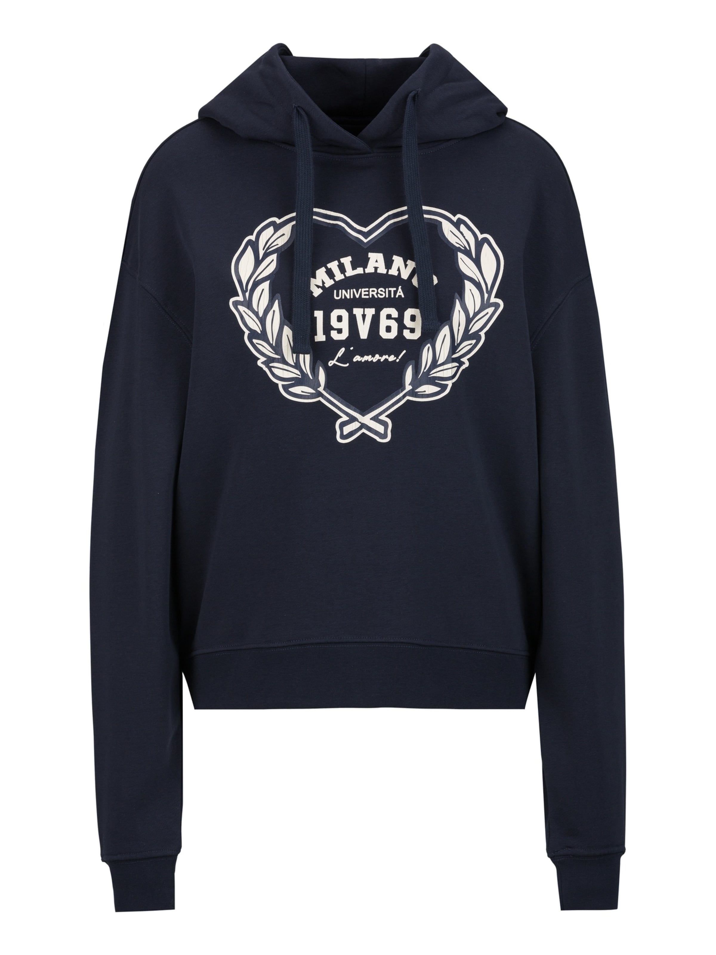 Pull-over 'Kara College' 19V69 ITALIA en bleu : devant