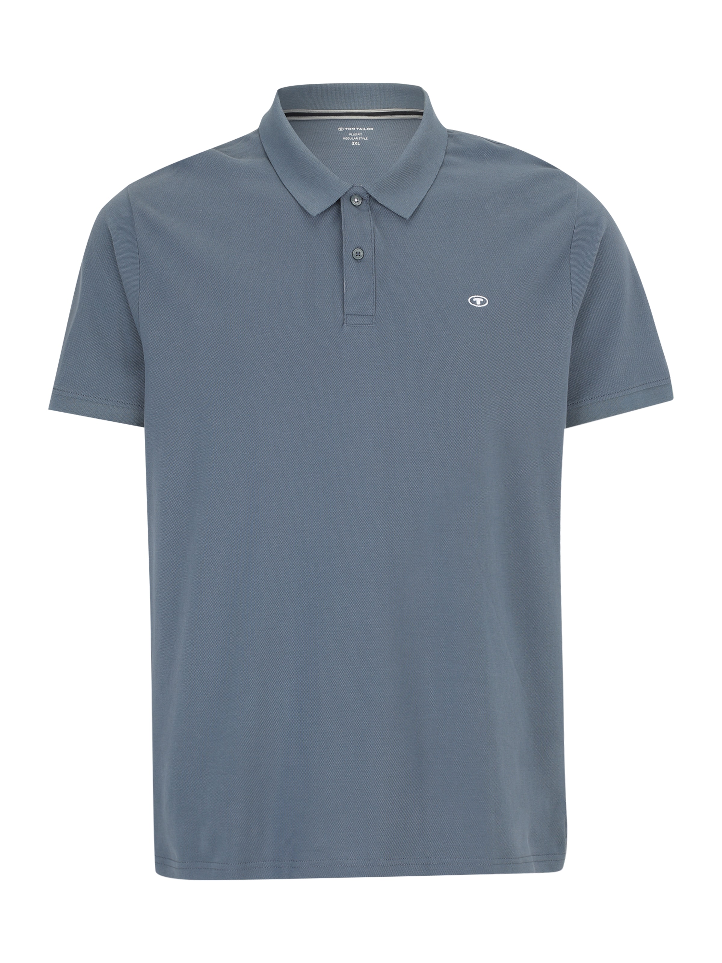 Tricou de la TOM TAILOR Men + pe albastru: față