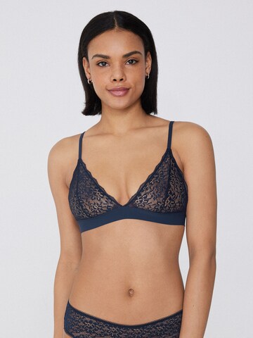 Tezenis Triangle Bra 'Lisbon' in Blue: front