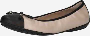 CAPRICE Ballet Flats in Beige: front