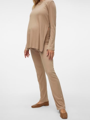 MAMALICIOUS Regular Leggings 'MLGemma' in Beige