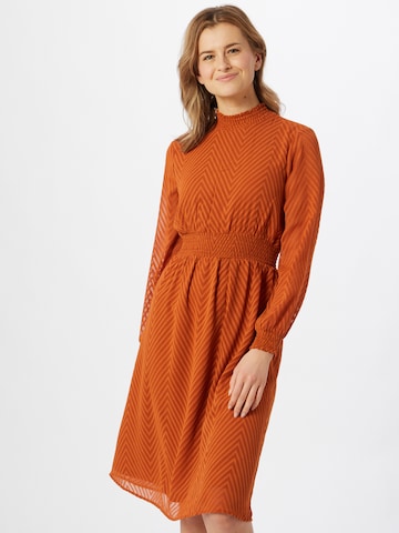 Robe 'Annelena' ONLY en marron : devant