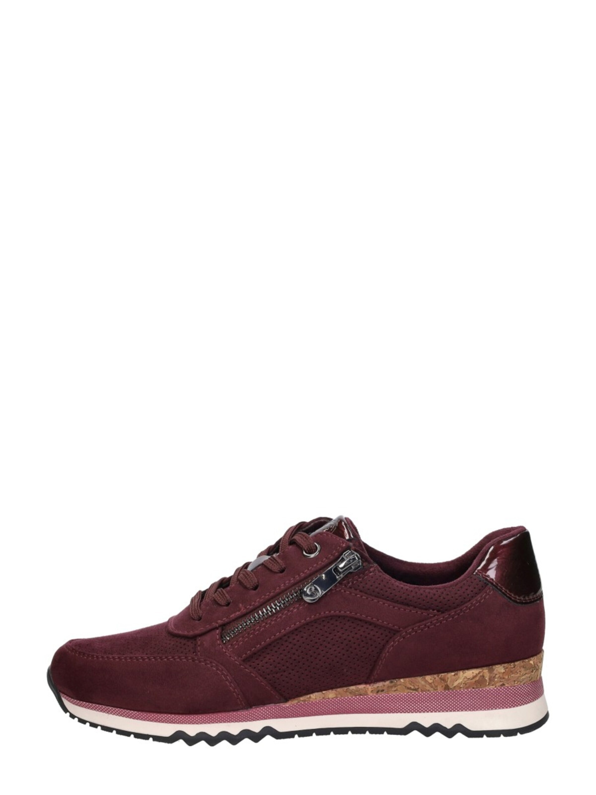 MARCO TOZZI Sneaker low 'Sneakers Laag' in Rot: Vorderseite