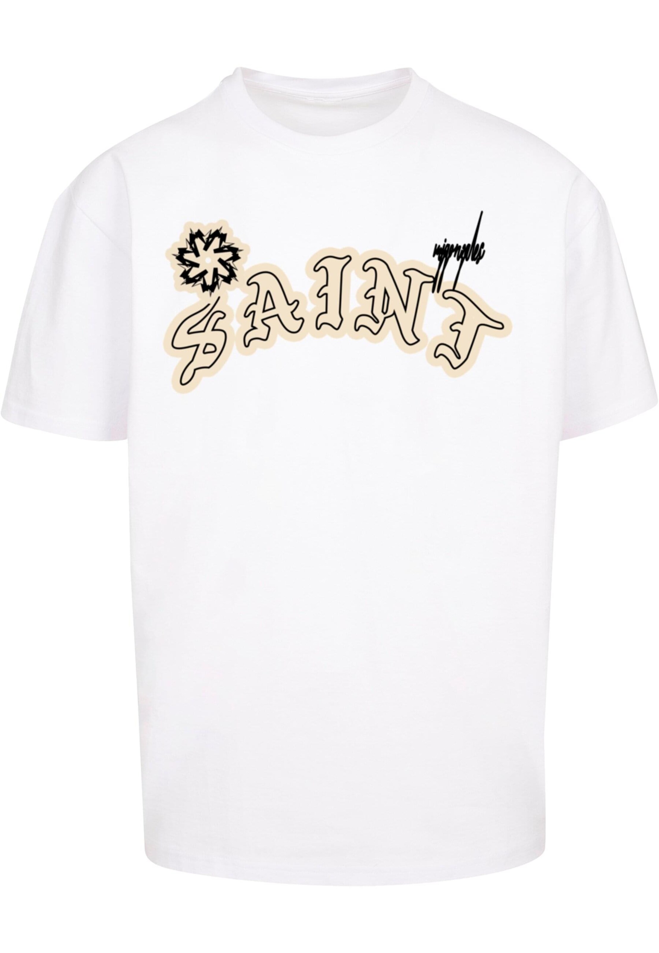 MJ Gonzales Shirt 'Saint' in White: front