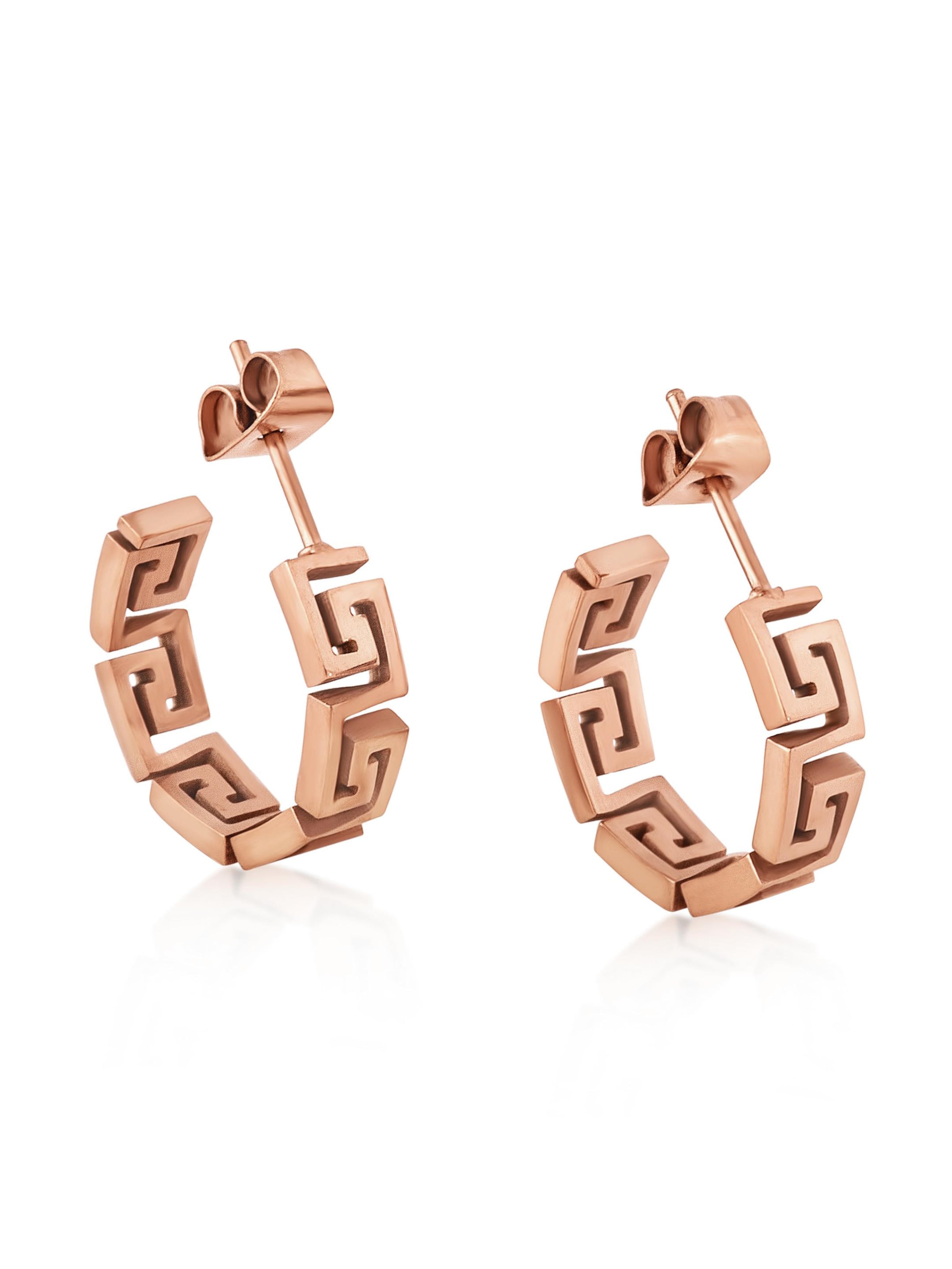 Akitsune Earrings 'Argius' in Gold: front