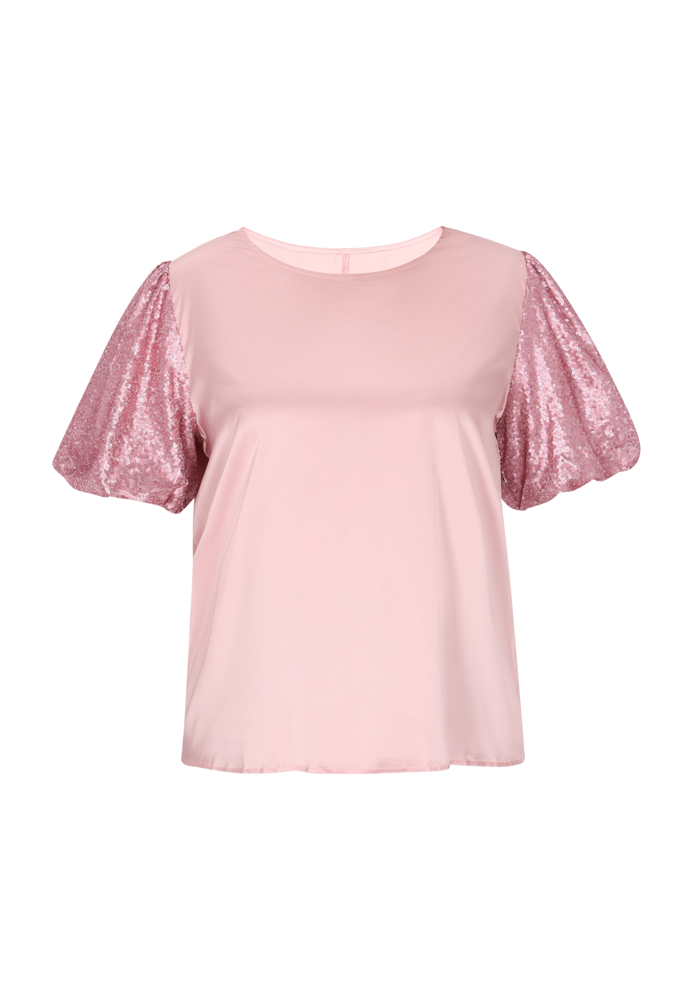 NAEMI Blouse in Roze: voorkant