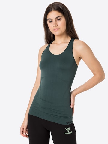 HummelTehnička sportska majica 'Tif' - zelena boja: prednji dio