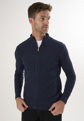 Felix Hardy Knit cardigan in Blue: front