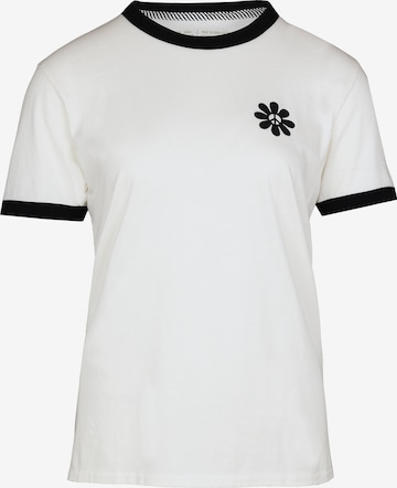 Volcom Shirt ' TRULY RINGER ' in White: front