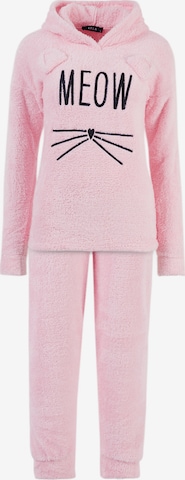 LELA Pyjama in Roze: voorkant