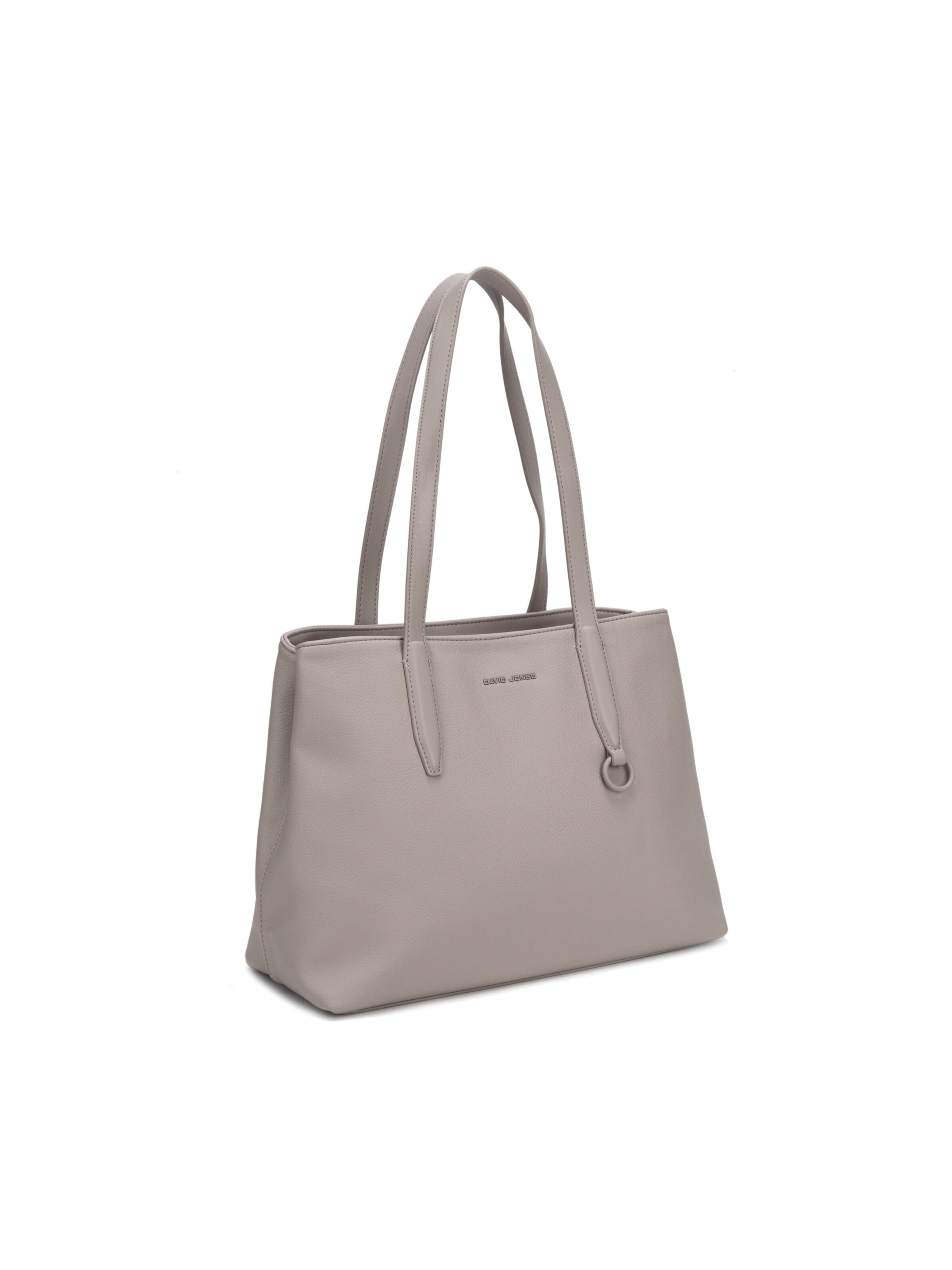 Borsa a spalla 'Borsa a Spalla David Jones Ecopelle Martellata' di David Jones in grigio: frontale