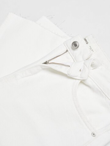 MANGO Regular Jeans 'BLANCA' in Wit