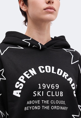 19V69 ITALIA - Sudadera 'Kara Wintersports' en negro