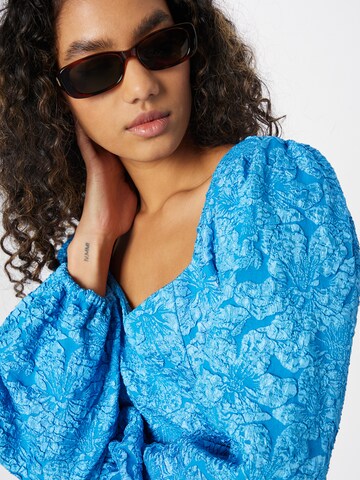 ICHI Bluse in Blau