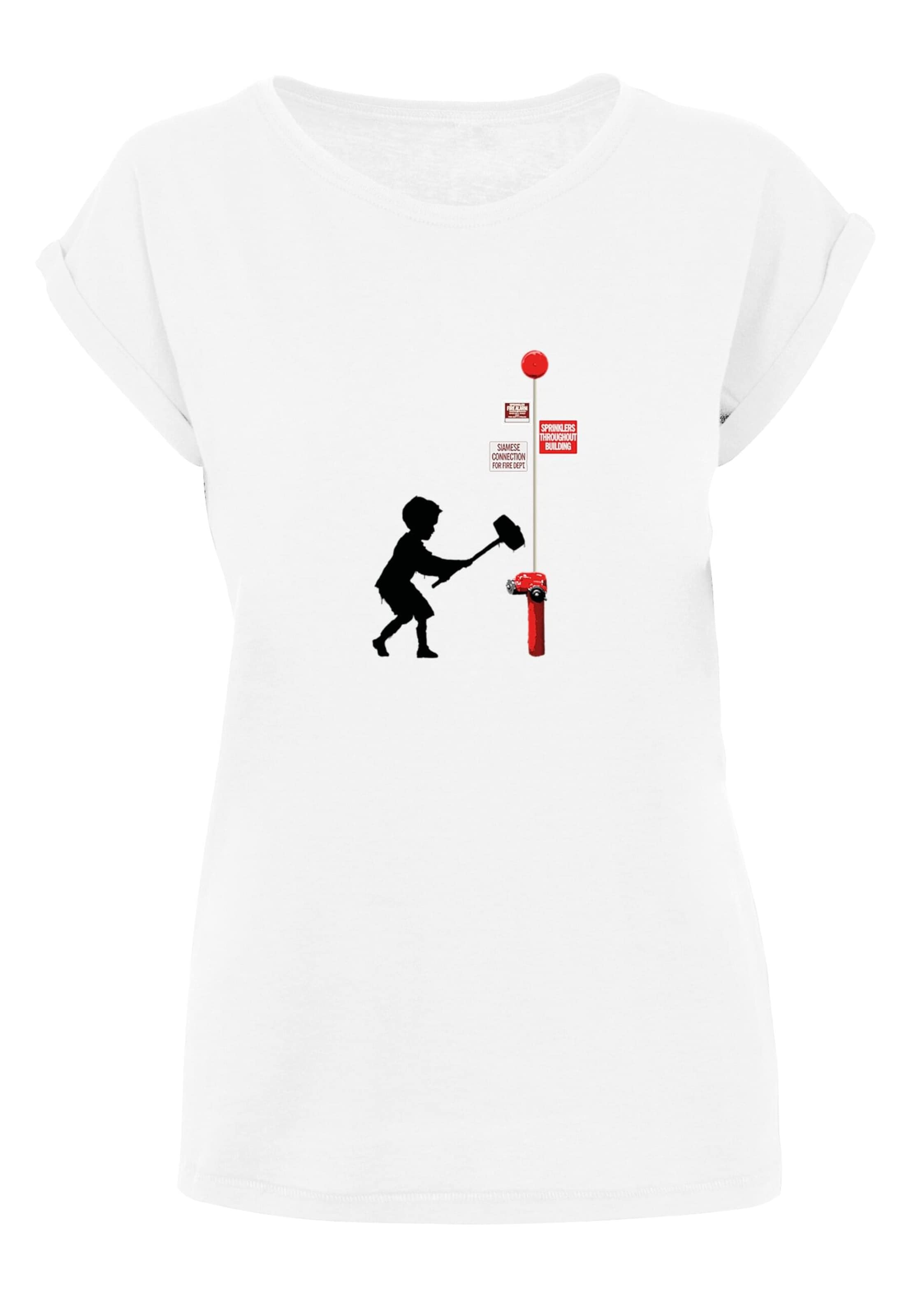 T-shirt 'Hammer Boy' Merchcode en blanc : devant