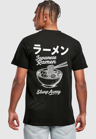 Merchcode Shirt 'Japanese Ramen' in Black: front