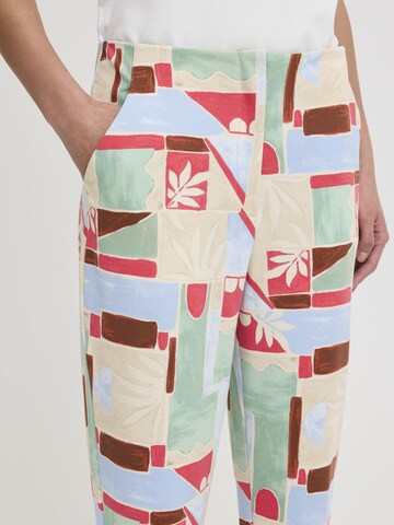 Regular Pantalon ' IHKATE PRINT ' ICHI en mélange de couleurs