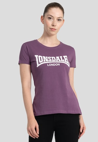 T-shirt 'Cartmel' LONSDALE en violet : devant