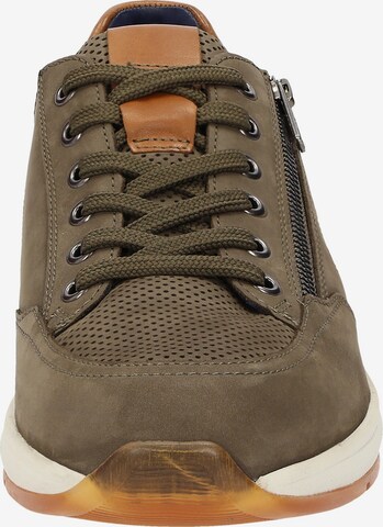 SIOUX Sneaker low 'Turibio-710-J' in Braun