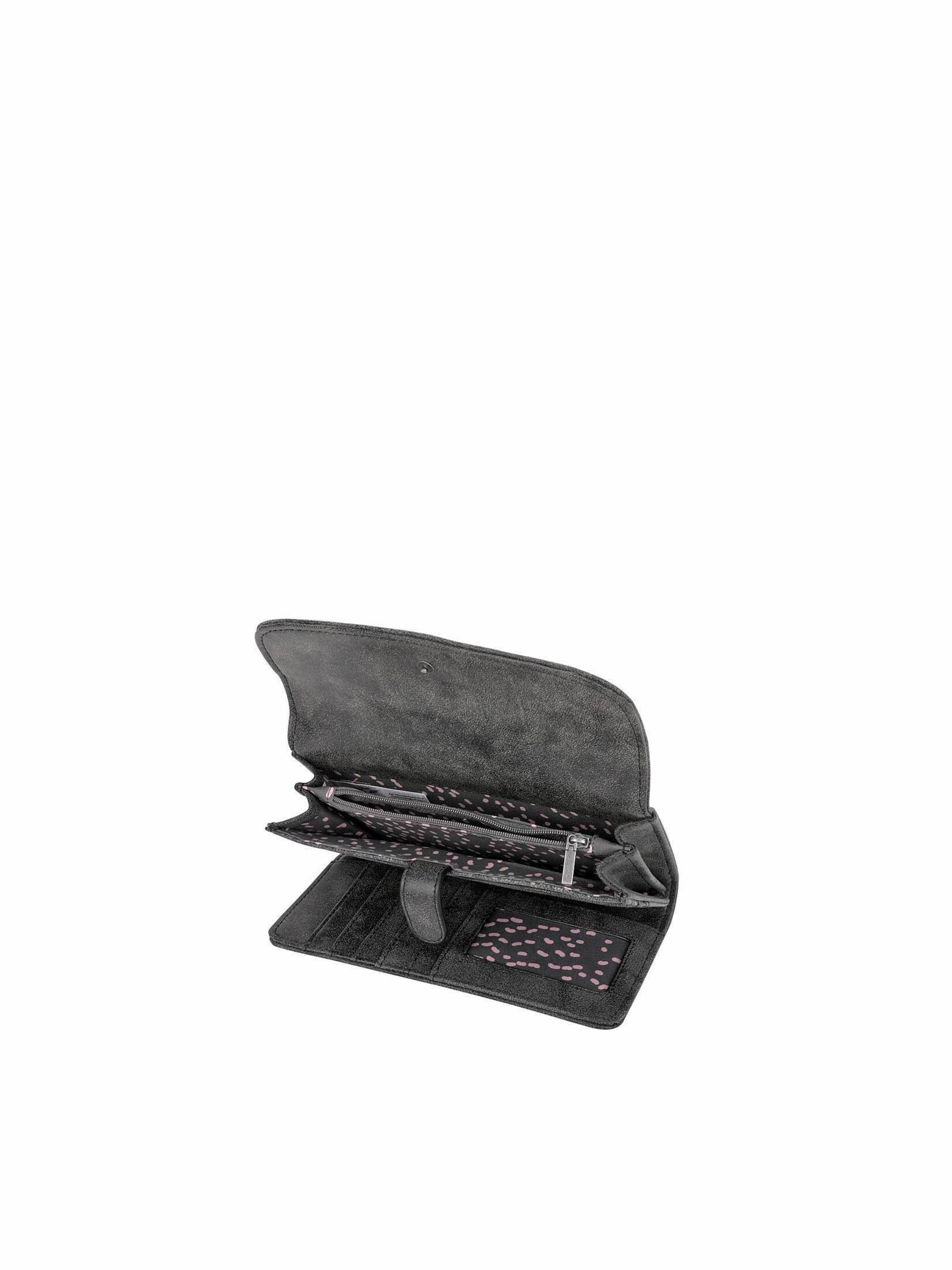 Portamonete 'Heide' di Fritzi aus Preußen in nero