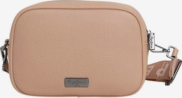 Pepe Jeans Handtasche in Beige: Vorderseite