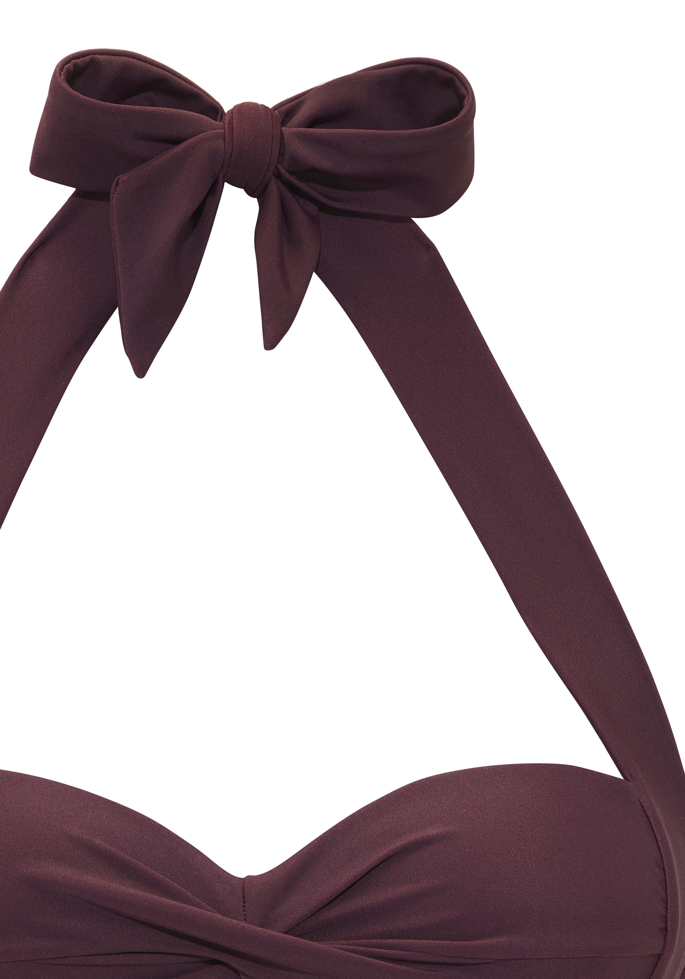 LASCANA Balconette Bikini Top in Purple